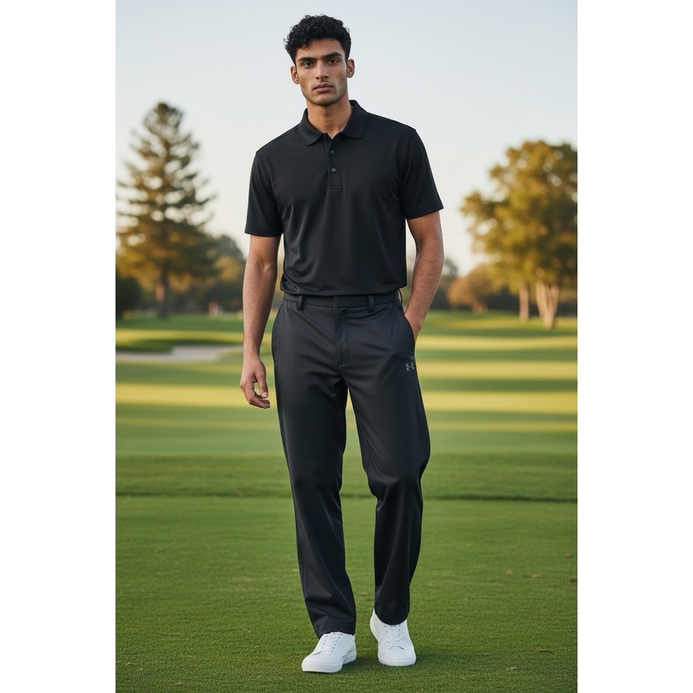 Under Armour Pants Mens 34x32 Gray Match Play Golf Tech Straight Performance